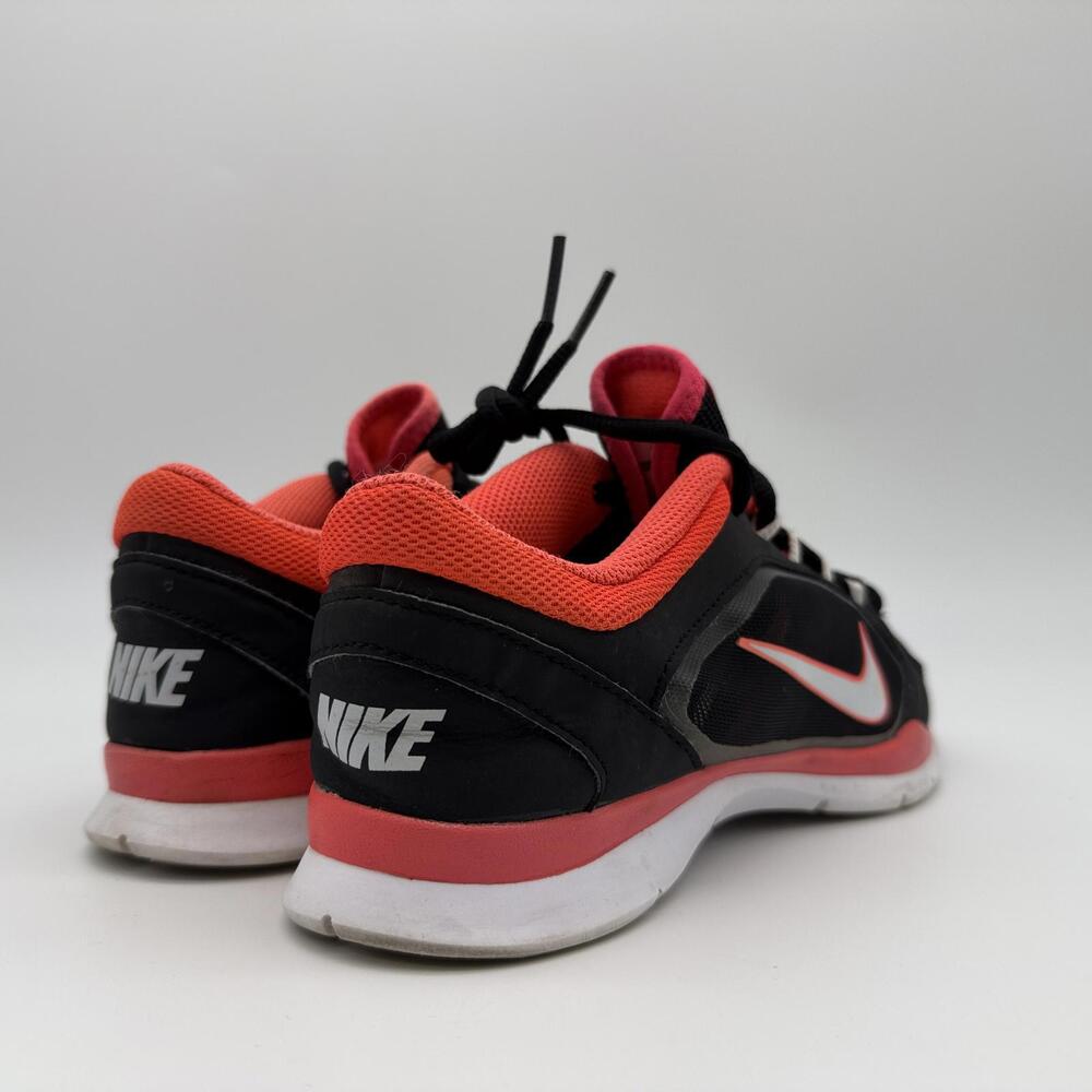 Nike Flex Trainer 4 Womens 8 'Black Laser Crimson' Training Shoe - Picture 5 of 10